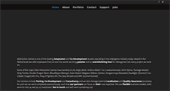 Desktop Screenshot of abstractiongames.com